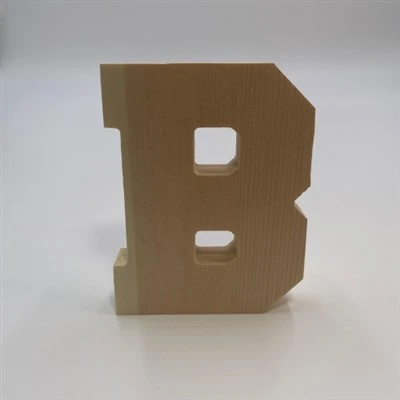 Wooden Letter B