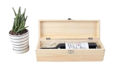 Unfinished Wooden Wine Box