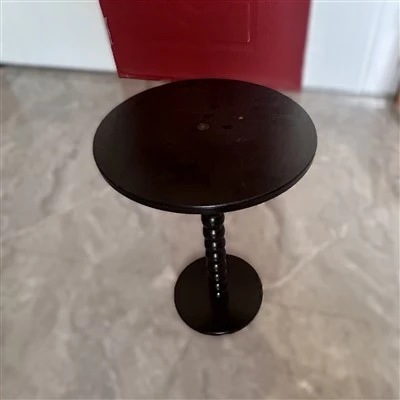 Wooden Black Round Table