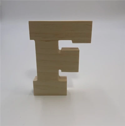 Wooden Letter F